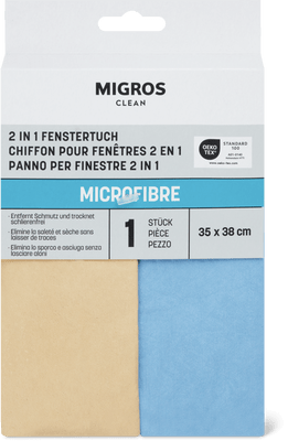 MCLEAN microfibre chiff. fenêtre 2en1