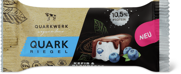 Quark Riegel Kefir & Blaubeere
