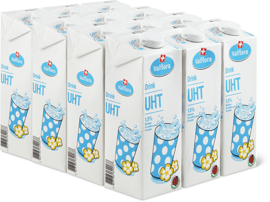Valflora IP-SUISSE Latte Drink 1.5% di grasso, UHT