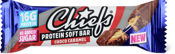 Chiefs Barre protéinée Soft Bar Choco Caramel