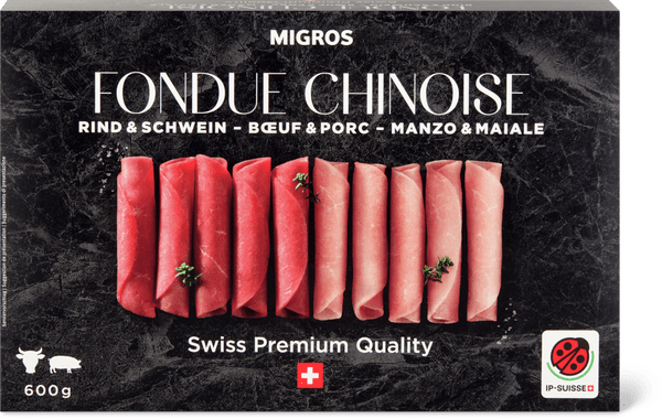 Migros Fondue chinoise Manzo e maiale