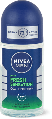 Nivea Deodorante roll-on Fresh Sensation  72h, antitraspirante, antibatterico