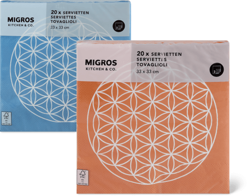 Migros Kitchen & Co. Tovaglioli di carta