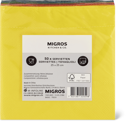 Migros Kitchen & Co. Tovaglioli di carta