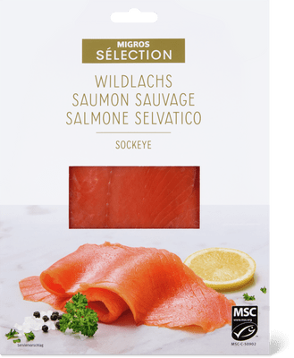 Sélection Salmone selvatico Sockeye MSC