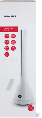 Mio Star Ventilatore e termoventilatore caldo e freddo 2 in 1