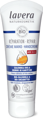 Lavera Repair Handcreme  Bio-Calendula & Bio-Sheabutter, sehr trockene & strapazierte Haut