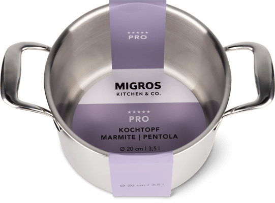 Migros Kitchen & Co. Pro Kochtopf Ø 20 cm, 3.5 l