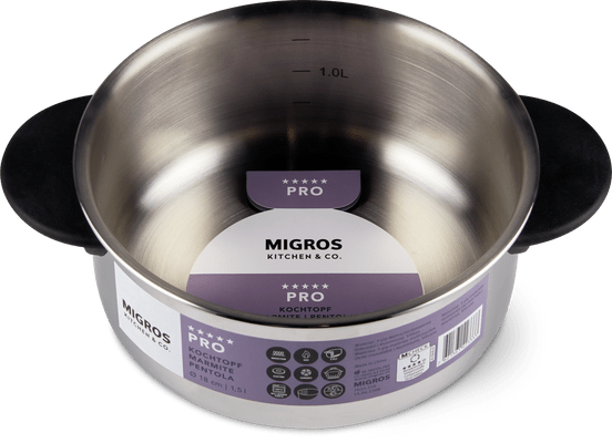 Migros Kitchen & Co. Pro Pentola verde, ø 18 cm, 1.5 l