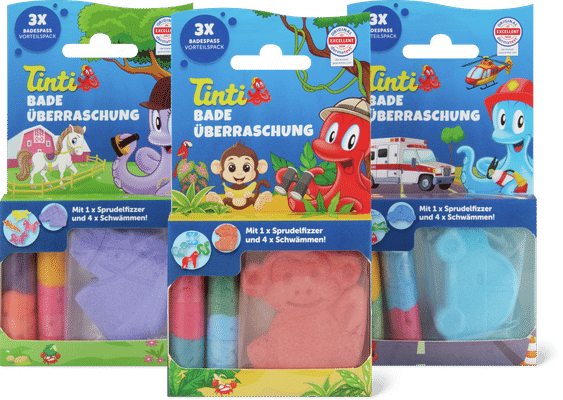 Tinti Badeüberraschung mit Sprudelfizzer