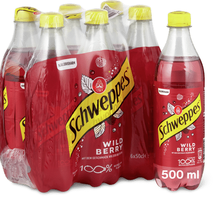 Schweppes Wild Berry faible en calories