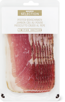 Sélection jambon cru poivre