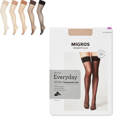 Damen Stay Up Transparent mat 20D