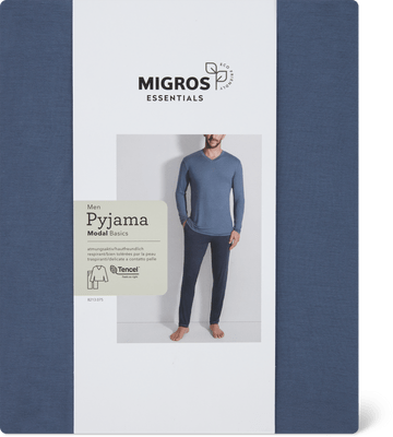 Pigiama Collo a V Modal Basics