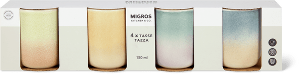 Migros Kitchen & Co. Tassen Set mehrfarbig