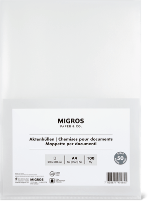 Migros Paper & Co. Aktenhüllen