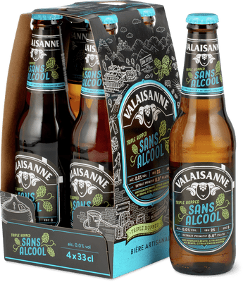 Valaisanne Bière au houblon  sans alcool