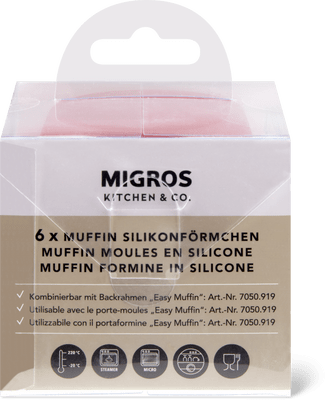 Silikonförmchen Muffin