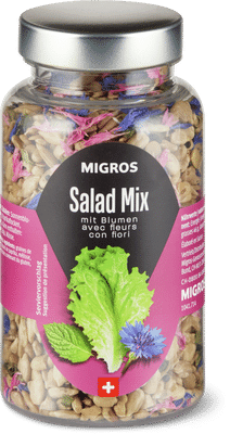 Migros Salad Mix mit Blumen