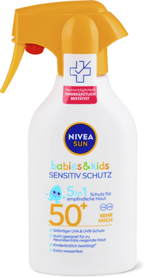 Nivea Sun sensitive protect babies & kids Sonnenspray LSF 50+, extra wasserfest