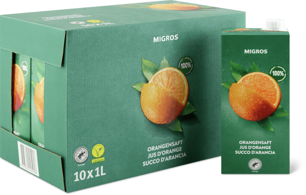 Migros Jus d’orange 100% jus de fruits