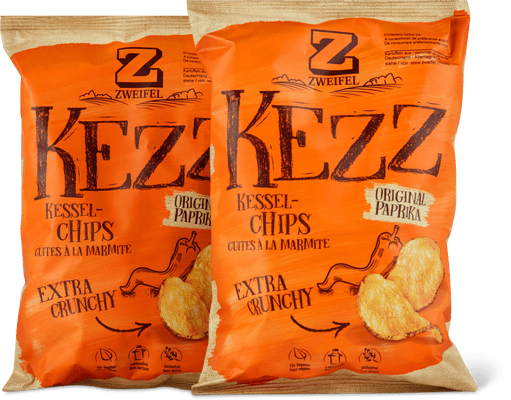 Zweifel Kezz Kessel-Chips Orignal Paprika