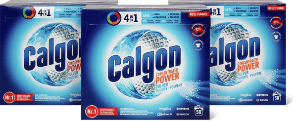 Calgon Addolcitore d'acqua in polvere 3x50 lavaggi