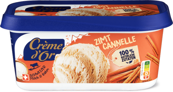 Crème d'or Vaschetta di gelato Cannella