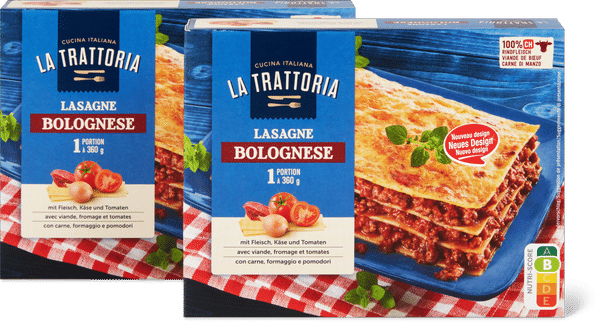 La Trattoria Lasagne Bolognese