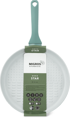 Kitchen & Co. Padella per grill Ø 28 cm, verde