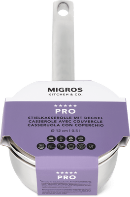 Migros Kitchen & Co. Pro Casseruola Ø 12 cm, 0,5 l