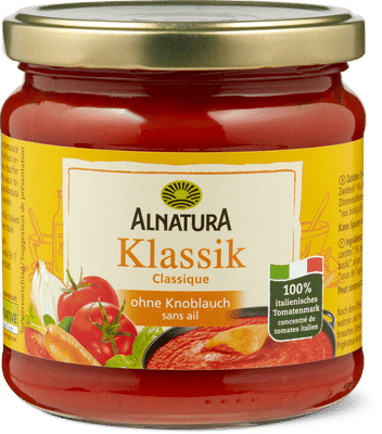 Alnatura Bio Tomatensauce Klassik ohne Knoblauch