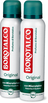 Borotalco Original deodorant spray  48h, 0% alcohol
