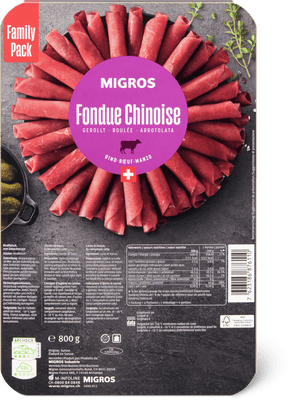 Migros Fondue chinoise Bœuf
