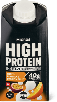 Migros High Protein Drink Double Zero mangue/passion