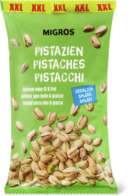 Migros Pistaches grillées et salées