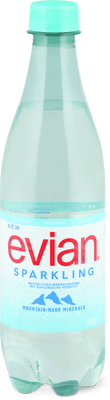 Evian Sparkling mit Kohlensäure