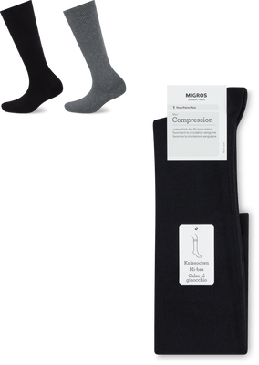 Mi-bas pour hommes Compression