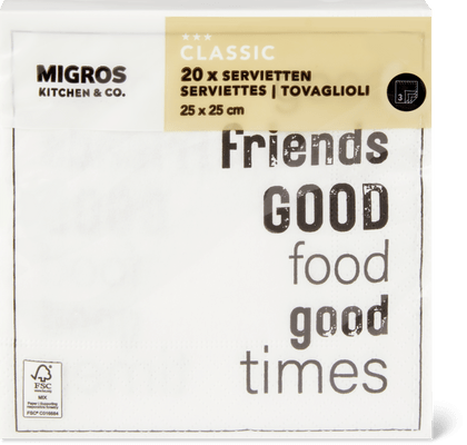 Migros Kitchen & Co. Tovaglioli di carta