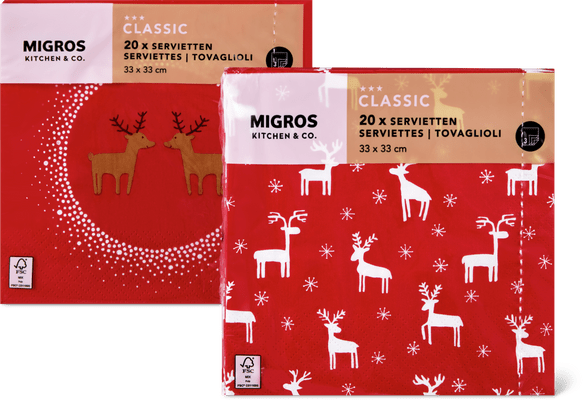 Migros Kitchen & Co. Tovaglioli di carta
