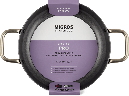 Migros Kitchen & Co. Pro Padella da portata Ø 28 cm