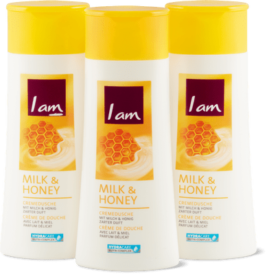 I am Cremedusche  Milk & Honey