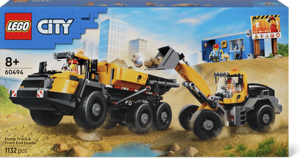 Lego City 60494 Camion-benne et la chargeuse frontale