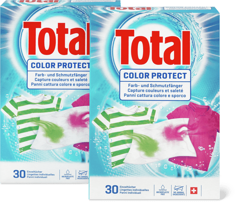 Total Acchiappacolore e acchiappasporco  Panni Color Protect