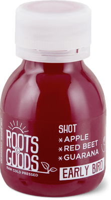Roots & Goods Shot Early Bird Apple, Red Beet, Guarana