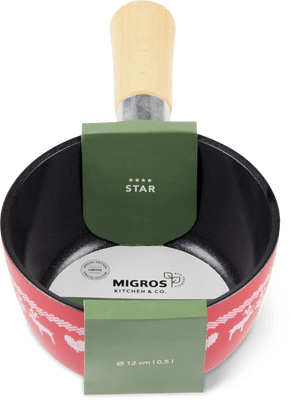 Migros Kitchen & Co. Caquelon Ø 12 cm, rosso