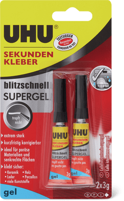 Uhu Sekundenleim 2x3g