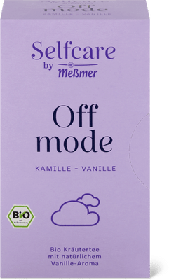 Meßmer Selfcare Bio Off Mode Camomilla, vaniglia