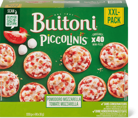 Buitoni Piccolinis Mini-pizzas Tomate Mozzarella