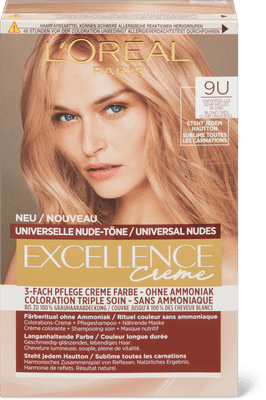 L'Oréal Paris Colorazione permanente per capelli senza ammoniaca Nude 9U biondo molto chiaro